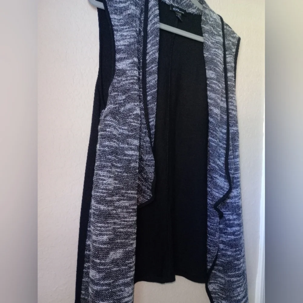 ALYX Gray & Black Women's Cardigan Sleeveless Patterned Size 1X - Picture 4 of 7